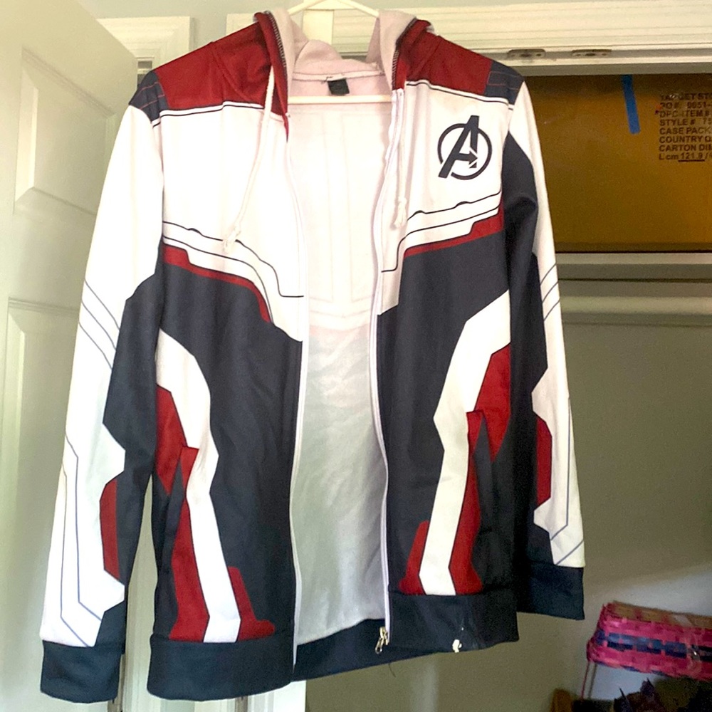 Avengers end game zip up sweat shirt